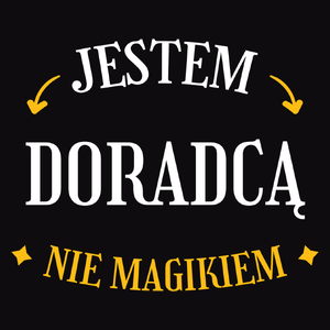 Jestem Doradcą Nie Magikiem - Męska Koszulka Czarna