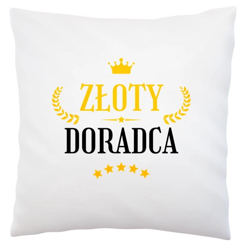 Złoty Doradca - Poduszka Biała