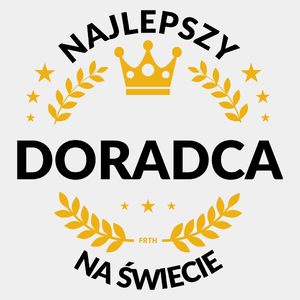 Najlepszy Doradca Na Świecie - Męska Koszulka Biała