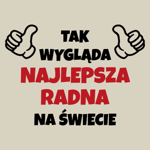 Tak Wygląda Najlepsza Radna Na Świecie - Torba Na Zakupy Natural