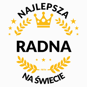 Najlepsza Radna Na Świecie - Poduszka Biała