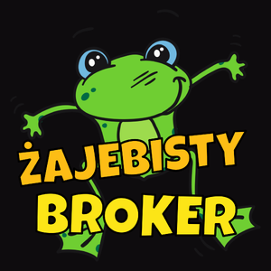 Żajebisty Broker - Męska Koszulka Czarna