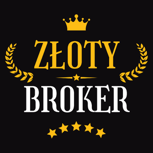 Złoty Broker - Męska Bluza Czarna