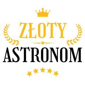 Złoty Astronom - Kubek Biały