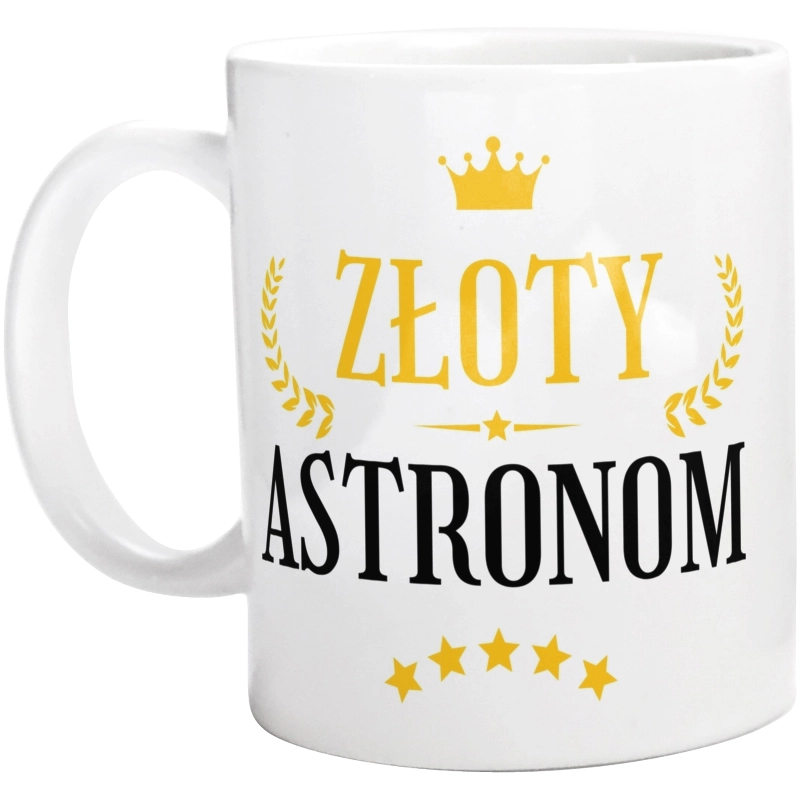 Złoty Astronom - Kubek Biały