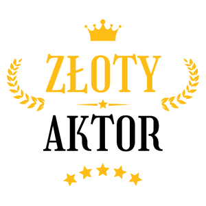 Złoty Aktor - Kubek Biały