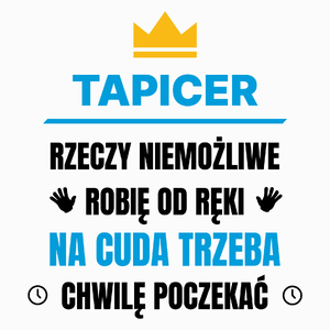 Tapicer Rzeczy Niemożliwe Robię Od Ręki - Poduszka Biała