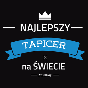 Najlepszy Tapicer Na Świecie - Męska Bluza z kapturem Czarna