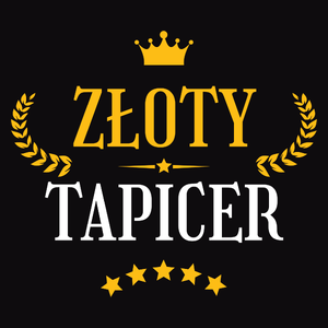 Złoty Tapicer - Męska Koszulka Czarna