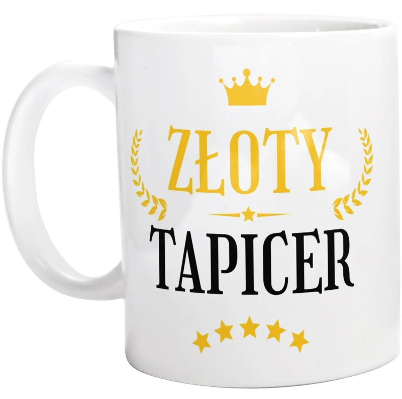 Złoty Tapicer - Kubek Biały