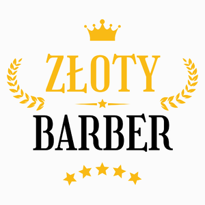 Złoty Barber - Poduszka Biała