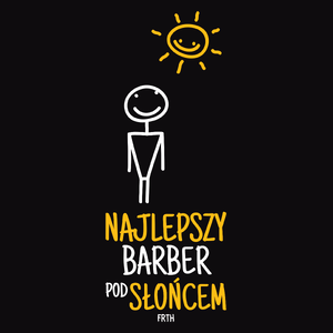 Najlepszy Barber Pod Słońcem - Męska Koszulka Czarna