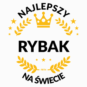 Najlepszy Rybak Na Świecie - Poduszka Biała