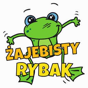 Żajebisty Rybak - Poduszka Biała