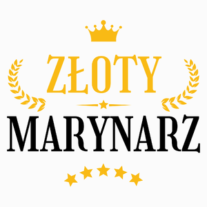 Złoty Marynarz - Poduszka Biała