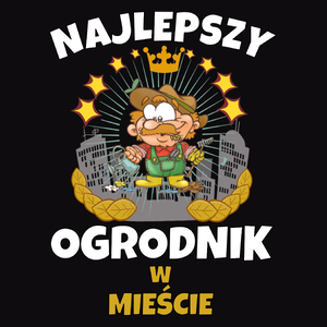 Najlepszy Ogrodnik W Mieście - Męska Bluza Czarna