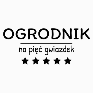 Ogrodnik Na 5 Gwiazdek - Poduszka Biała