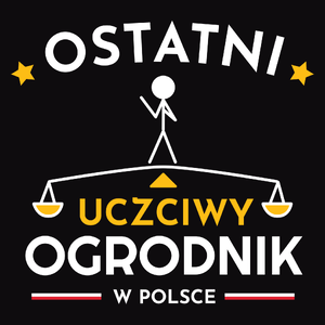 Ostatni uczciwy ogrodnik w polsce - Męska Bluza Czarna