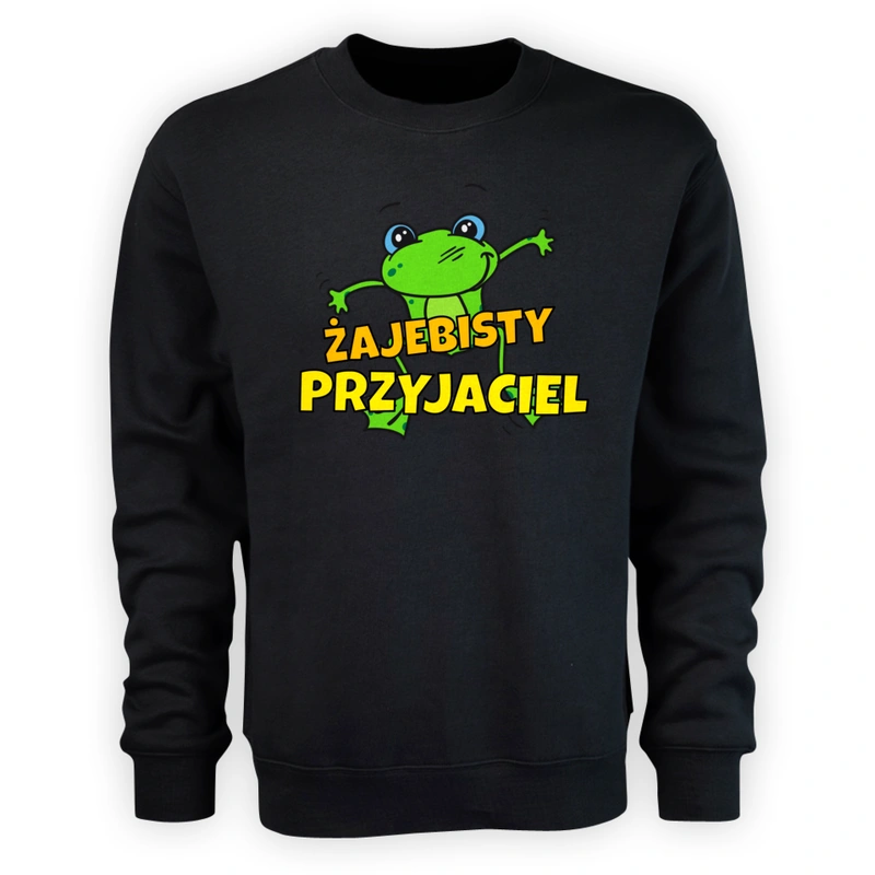 Żajebisty Przyjaciel - Męska Bluza Czarna