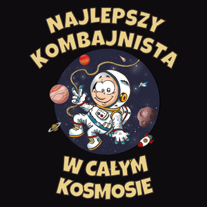 Najlepszy Kombajnista W Całym Kosmosie - Męska Bluza Czarna