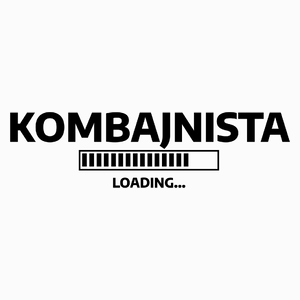 Kombajnista Loading - Poduszka Biała