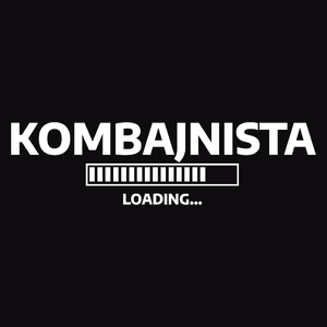 Kombajnista Loading - Męska Bluza z kapturem Czarna