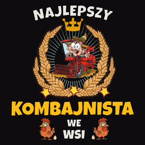 Najlepszy Kombajnista We Wsi - Męska Bluza Czarna