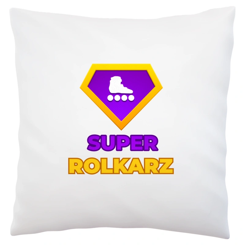 Super Rolkarz - Poduszka Biała