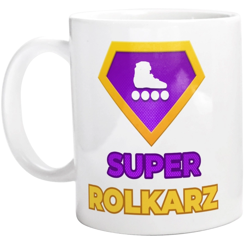 Super Rolkarz - Kubek Biały