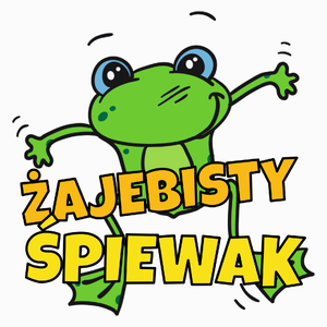 Żajebisty Śpiewak - Poduszka Biała