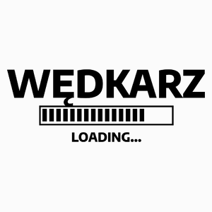 Wędkarz Loading - Poduszka Biała