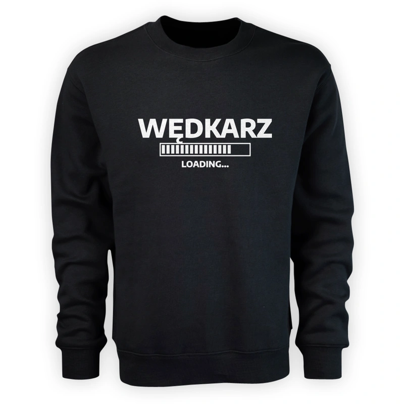 Wędkarz Loading - Męska Bluza Czarna