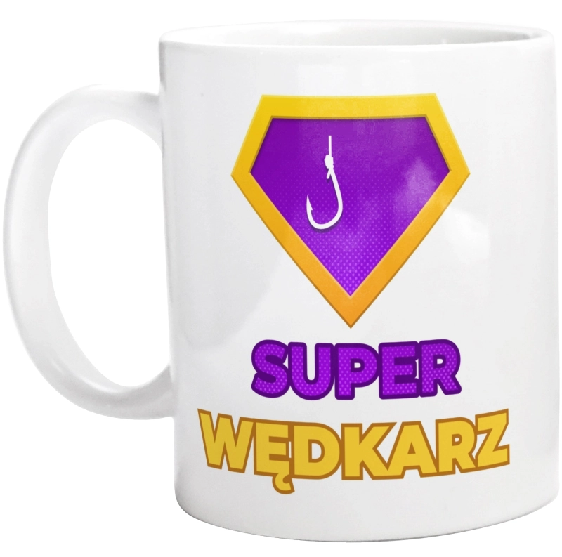 Super Wędkarz - Kubek Biały