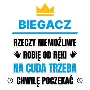 Biegacz Rzeczy Niemożliwe Robię Od Ręki - Kubek Biały