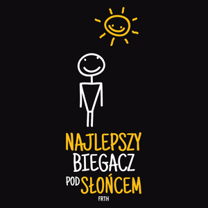 Najlepszy Biegacz Pod Słońcem - Męska Bluza Czarna