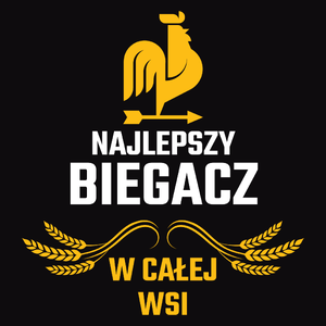 Najlepszy biegacz w całej wsi - Męska Bluza Czarna