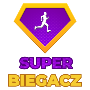 Super Biegacz - Kubek Biały