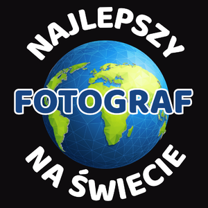 Najlepszy Fotograf Na Świecie - Męska Bluza z kapturem Czarna