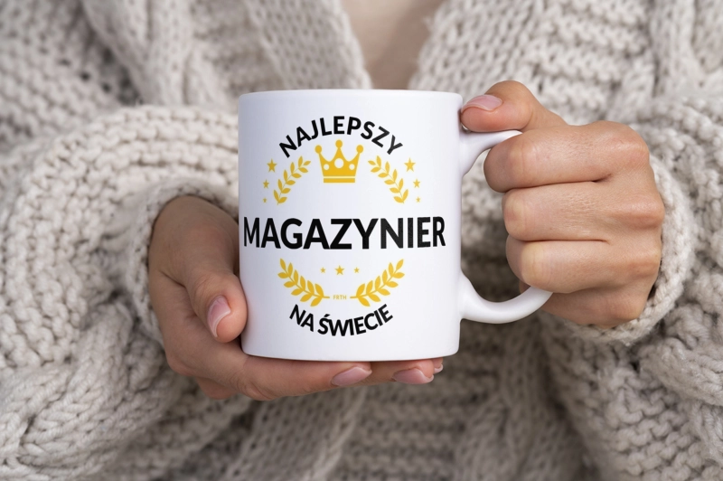 Najlepszy Magazynier Na Świecie - Kubek Biały