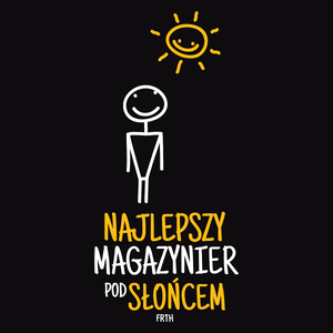 Najlepszy Magazynier Pod Słońcem - Męska Bluza Czarna