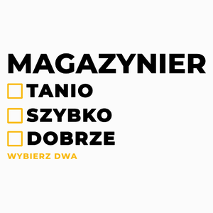 Szybko Tanio Dobrze Magazynier - Poduszka Biała