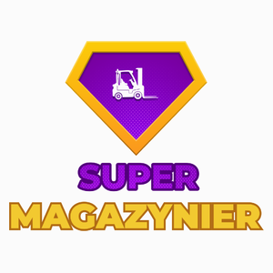 Super Magazynier - Poduszka Biała