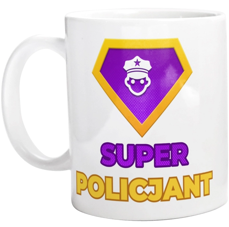 Super Policjant - Kubek Biały