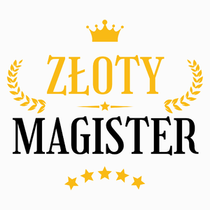 Złoty Magister - Poduszka Biała