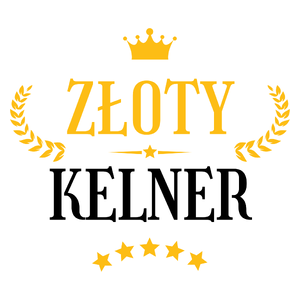 Złoty Kelner - Kubek Biały