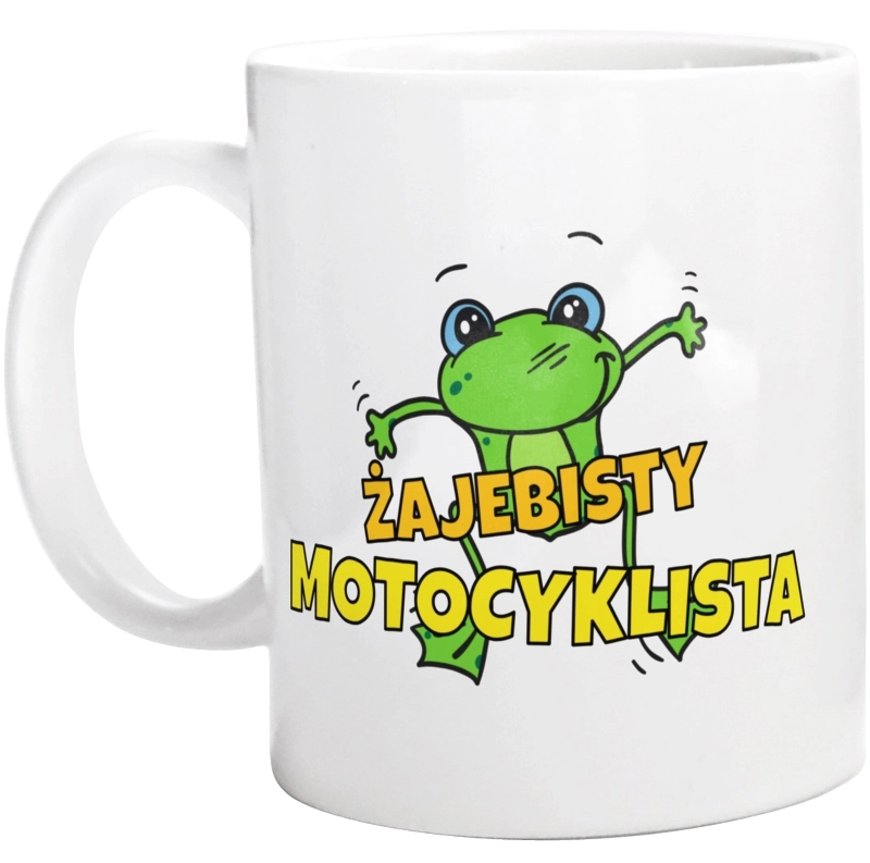 Żajebisty Motocyklista - Kubek Biały