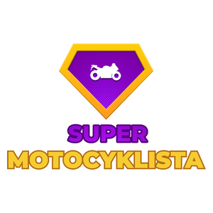 Super Motocyklista - Kubek Biały