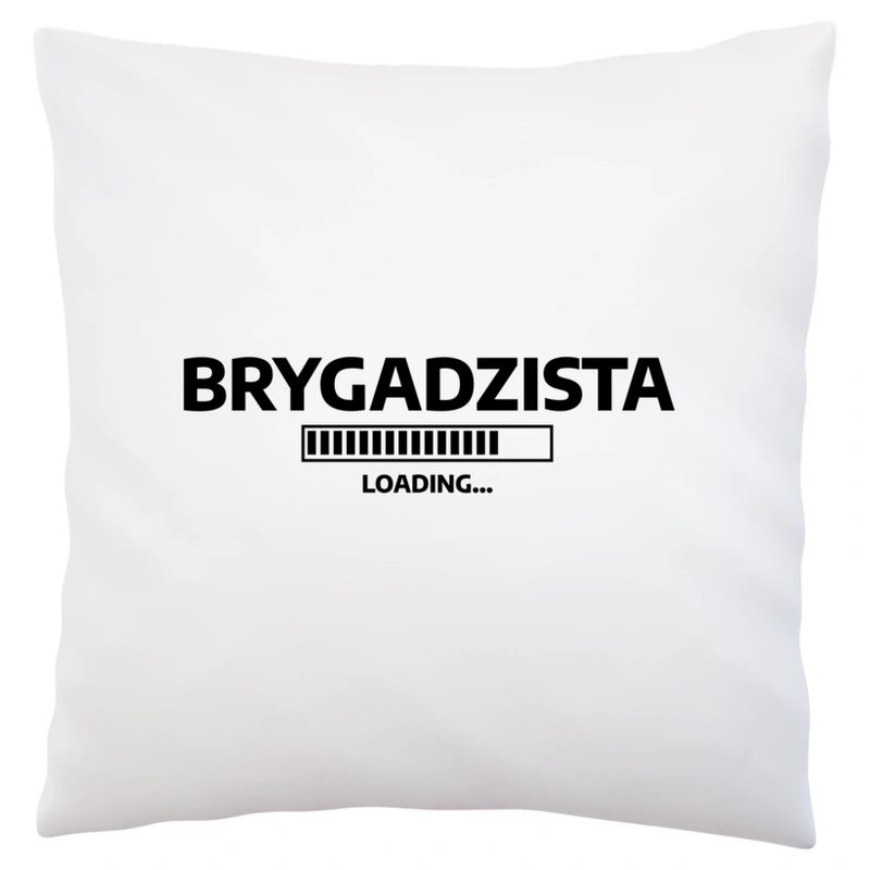 Brygadzista Loading - Poduszka Biała