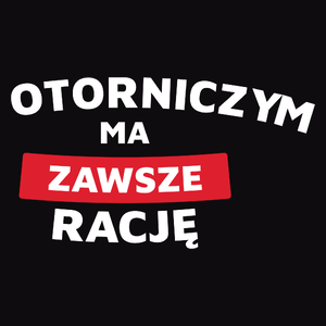 Motorniczy Ma Zawsze Rację - Męska Bluza Czarna