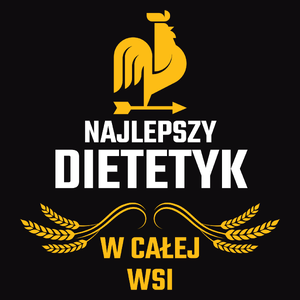 Najlepszy dietetyk w całej wsi - Męska Bluza Czarna